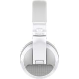 Pioneer DJ HDJ-X5BT-W Over Ear DJ Hoofdtelefoon Bluetooth Wit