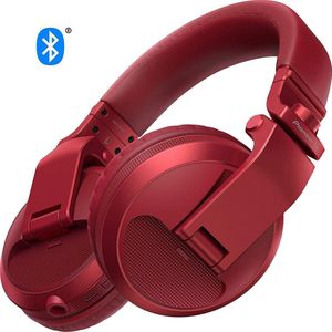 Pioneer DJ HDJ-X5BT-R Over Ear DJ Hoofdtelefoon Bluetooth Rood