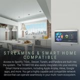 Onkyo TX-NR5100 Zwarte AV-Receiver - 7.2 - DAB+ - Bluetooth - Wi-Fi - Multiroom