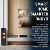 Onkyo TX-8470 - 2x 110W, Speaker A/B, HDMI 2.1 (4in/1out), 8K, DAB+, Bluetooth, Network, Klipsch Optimized, Sonos, Roon