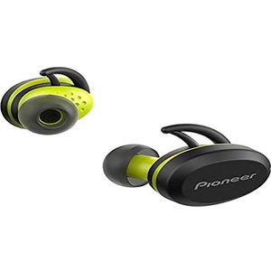 Pioneer E8TW-Y Hoofdtelefoon, draadloos, Bluetooth, in-ear, sport, 3 uur speeltijd per lading, geel