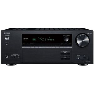 Onkyo TX-NR6100 Black AV-receiver | 7.2 | DAB+ , FM , internetradio | Bluetooth | Wi-Fi | Multiroom | Works with Sonos | DTS Play-Fi | AirPlay 2 | Chromecast | Streaming Services | 8K | HDMI 2.1 | Klipsch Optimize Mode | THX Select
