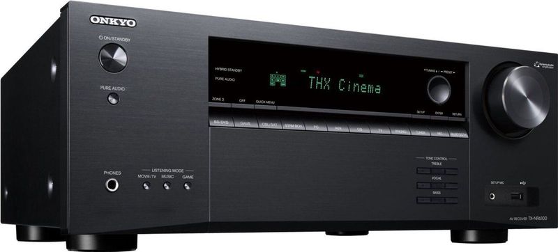 Onkyo - TX-NR6100 - AV Receiver - Zwart - 7.2 - THX Certified