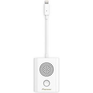 Pioneer XW-LTS5 Smart draagbare lightning-conferentieluidspreker in zakformaat met eenvoudige plug and play wit