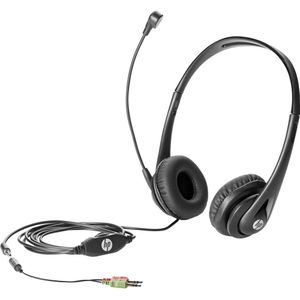 HP Business V2 Over Ear headset Computer Kabel Zwart Ruisonderdrukking (microfoon) Volumeregeling, Microfoon uitschakelbaar (mute)