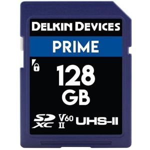 Delkin Devices 128 GB Prime SDXC UHS-II (U3/V60) geheugenkaart
