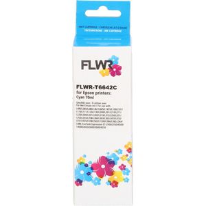 123inkt huismerk - Inktfles - Cyaan - 70 ml