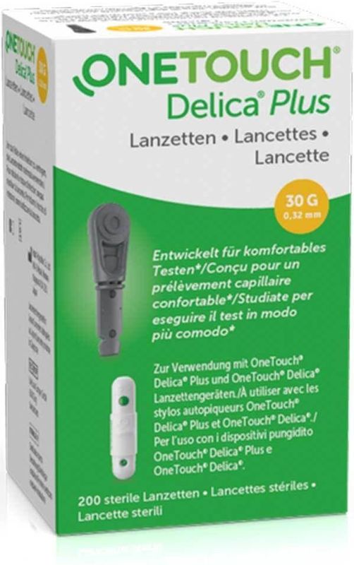 One Touch Delica Plus Lancetten 200 stuks