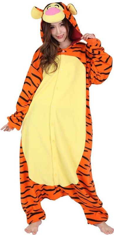 SAZAC - Tijgertje - Onesie - Premium Verkleedkleding - Halloween & Carnaval - Kinderen & Volwassenen