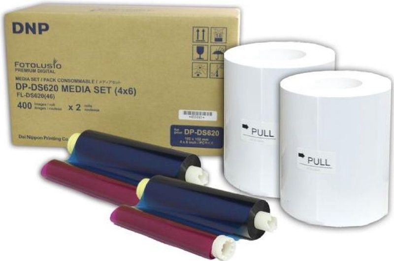 DNP - DS620 MediaSet - 10x15 - Papier en Inktlinten - 800 Prints