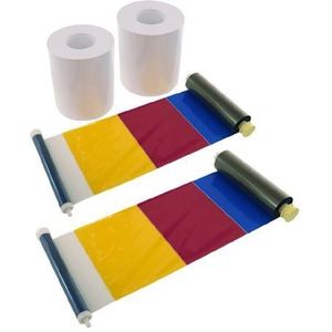 DNP Papier 2 Rol � 200 St. 15x20 Geperforeerd op 5x20 en 10x20 cm voor DS620