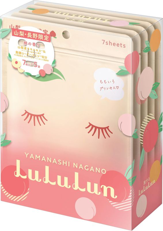 LuLuLun Premium Sheet Mask Yamanashi Peach 5 x 7 st