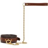 Liebe Seele The Equestrian Leather Collar and Leash | Leren halsband met ketting