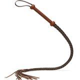 Liebe Seele - The Equestrian Leather Single Tail Whip - Leren Bull Whip