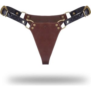 Liebe Seele The Equestrian Leather Panty | leren slip