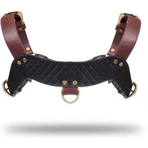 Liebe Seele - The Equestrian Leather Chest Harness - Leren Harnas Riemenbody S/M