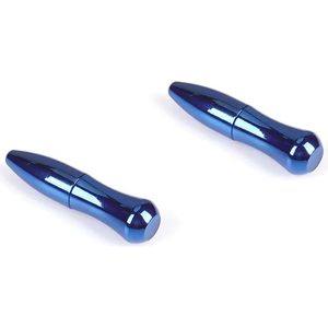 Liebe Seele - Magnetische Tepelklemmen Bullet - Blauw Chroom