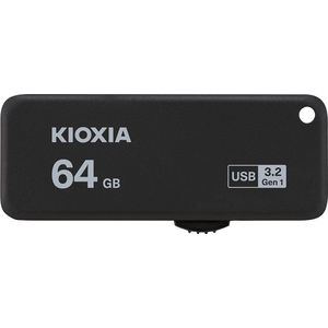 Kioxia - TransMemory U365 - USB Stick - 64 GB - Zwart - USB 3.0