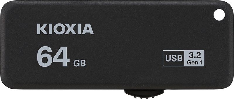Kioxia - TransMemory U365 - USB Stick - 64 GB - Zwart - USB 3.0