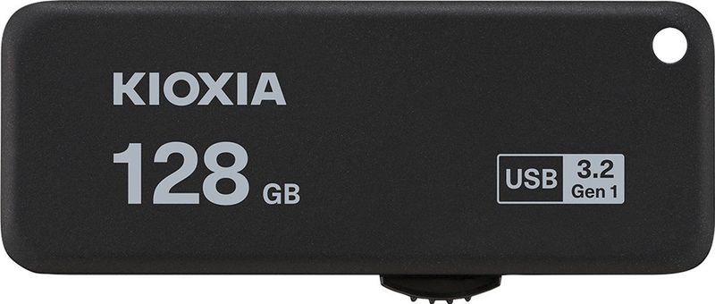 Kioxia - TransMemory U365 - USB-stick - Zwart - 128 GB - USB Type-A