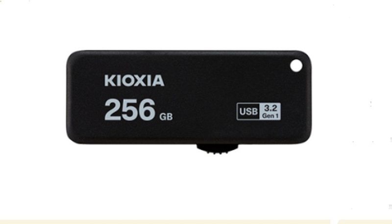 Kioxia - TransMemory U365 - USB-stick - Zwart - 256 GB - USB Type-A