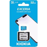 Kioxia Exceria Micro SD Kaart - UHS-I - Klasse 10 - Blauw