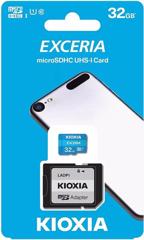 Kioxia Exceria Micro SD Kaart - UHS-I - Klasse 10 - Blauw