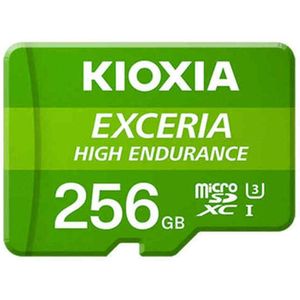 Micro SD geheugenkaart met adapter Kioxia Exceria High Endurance Klasse 10 UHS-I U3 Groen Inhoud 128 GB