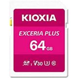 Kioxia EXCERIA PLUS SDXC-kaart 64 GB UHS-I v30 Video