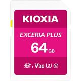 Kioxia EXCERIA PLUS SDXC-kaart 64 GB UHS-I v30 Video