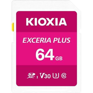 Kioxia EXCERIA PLUS SDXC-kaart 64 GB UHS-I v30 Video