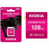 Kioxia EXCERIA PLUS SDXC-kaart 128 GB UHS-I v30 Video