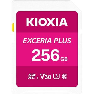 Kioxia EXCERIA PLUS SDXC-kaart 256 GB UHS-I v30 Video
