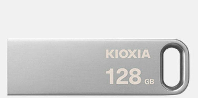 Kioxia TransMemory U366 USB-stick 128 GB Zilver LU366S128GG4 USB 3.2 Gen 1