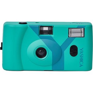 Yashica - Mf-1 Camera - Turquoise - Inclusief Film 400/24