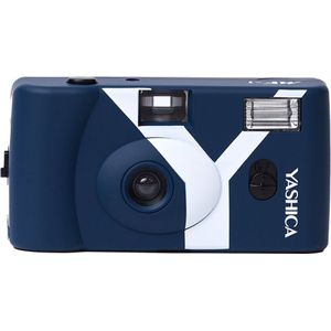 Yashica - MF-1 Snapshot Art Camera - Donker Blauw - Inclusief Filmrol