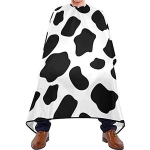 Salon Cape Koe Patroon Print Barber Cape Waterdichte Kapsalon Cape Verstelbare Kapperscape Haar Voor Salon Haarsnit Haarontwerp Haarstyling 140 x 170 cm