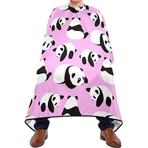 Snijden Jurken Leuke Roze Panda Beer Salon Jurken Gemakkelijk Schoon Styling Capes Lichtgewicht Kappers Schort Voor Kapsel Schoonheidswinkels Salon 140X170Cm