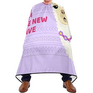 Baard Bib Mooie Alpaca Salon Cape Lichtgewicht Kappers Schort Gemakkelijk Schoon Kappers Cape Voor Haar Verven Kapsel Schoonheidswinkels 140X170Cm