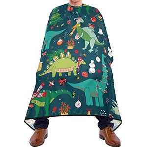 Snijden Jurk Dinosaurus Kerst Baard Bib Lichtgewicht Scheren Bib Verstelbare Elastische Sluiting Salon Jurken Voor Haar Verven Haar Snijden Salon 140X170Cm