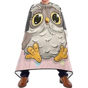 Barber Cape Uil Harten Haar Styling Cape Antistatische Hairdressing Cape Ademend Kappers Snijden Cape Voor Salon Haarsnit Volwassenen Haarontwerp 140 x 170 cm