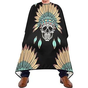 Haar Snijden Schort Schedel Textuur Styling Capes Gemakkelijk Schoon Salon Jurken Verstelbare Elastische Sluiting Scheren Bib Voor Volwassenen Haar Snijden Kids 140X170Cm