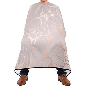 Kapperscape Roze Goud Marmer Haar Styling Cape Ademend Hairdressing Cape Waterdichte Kapsel Voor Kinderen Haar Styling Haarontwerp 140 x 170 cm