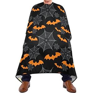Haarstyling cape abstract patroon Halloween uitkammen cape wasbaar kapsalon cape ademend kapper knippen cape voor kinderen haar styling haarontwerp 140 x 170 cm