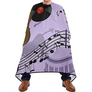 Salon Cape Muziekpatroon Salon Cape Waterdichte Kapperscape Wasbaar Kapperscape Haar Voor Kinderen Volwassenen Haar Styling 140 x 170 cm