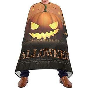 Salon Cape Halloween Pompoen Kapperscape Antistatisch Haar Styling Cape Ademend Kappers Snijden Cape Voor Haar Styling Kinderen Volwassenen 140 x 170 cm