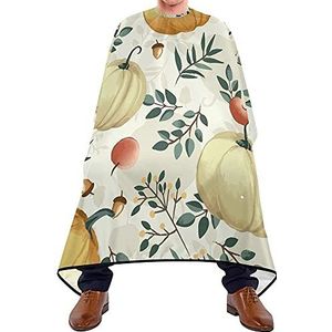 Kapper Cape Herfst Pompoenen Salon Cape Waterdichte Baard Bib Lichtgewicht Kappers Cape Voor Kapsel Haar Snijden Schoonheidswinkels 140X170Cm