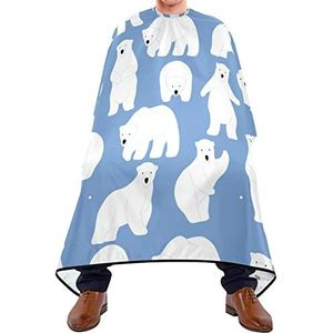 Kapsel Salon Cape Leuke IJsberen Haar Styling Cape Waterdichte Barber Cape Verstelbare Kapsel Voor Salon Kapsel Kinderen Haarontwerp 140 x 170 cm