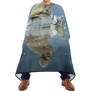 Snijden Jurk Slak Kikker Schildpad Kapsel Cape Lichtgewicht Haar Snijden Cape Waterdichte Styling Capes Voor Salon Kapsel Kapper 140X170Cm