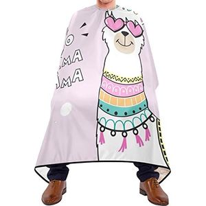 Kapper Cape Geen Drama Llama Styling Capes Gemakkelijk Schoon Kapsel Salon Cape Lichtgewicht Haar Knipjurk Voor Salon Kapsel Schoonheidswinkels 140X170Cm